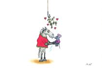 Barn Rat Christmas Kiss