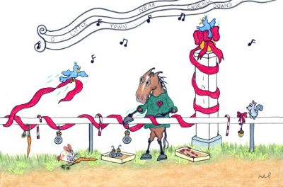 Christmas Little Town Churchill Downs